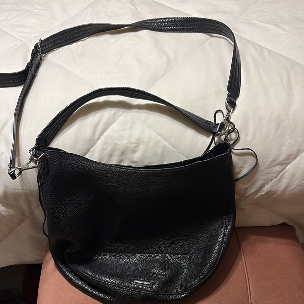 Rebecca Minkoff Black Leather Shoulder Bag